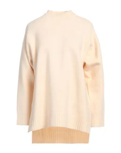 Jil Sander Woman Sweater Ivory Size 0 Wool In White