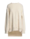 Jil Sander Ivory Alpaca Blend Sweater In White