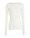 Jil Sander Woman Sweater Ivory Size L Silk In White