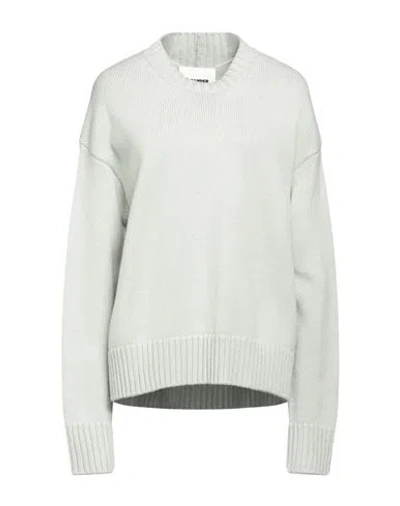 Jil Sander Woman Sweater Light Green Size 4 Cashmere, Cotton, Polyamide