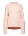 Jil Sander Woman Sweater Light Pink Size 4 Cashmere, Cotton, Polyester In Pink