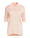 Jil Sander Woman Sweater Light Pink Size 6 Viscose, Polyamide, Elastane In Pink
