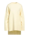 Jil Sander Woman Sweater Light Yellow Size 2 Wool