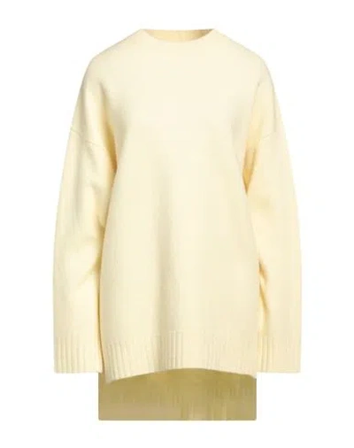 Jil Sander Woman Sweater Light Yellow Size 2 Wool