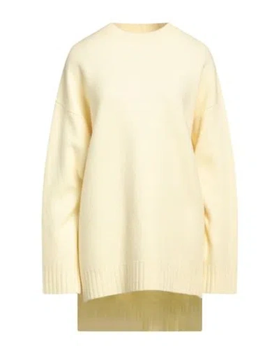 Jil Sander Woman Sweater Light Yellow Size 2 Wool In Yellow