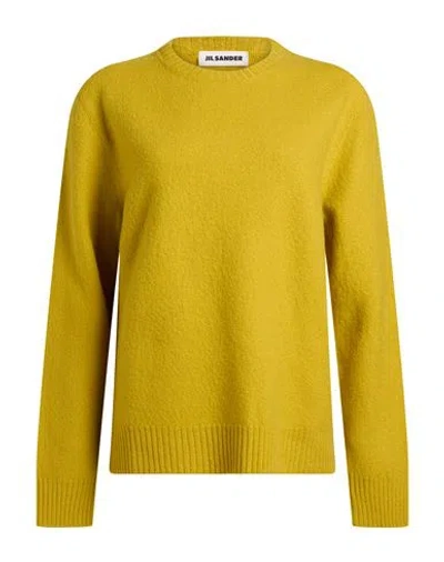 Jil Sander Woman Sweater Lime Green Size 00 Wool
