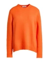 Jil Sander Woman Sweater Orange Size 2 Wool