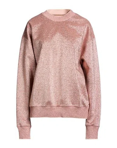 Jil Sander Woman Sweater Pink Size Xxl Polyamide, Metallic Fiber