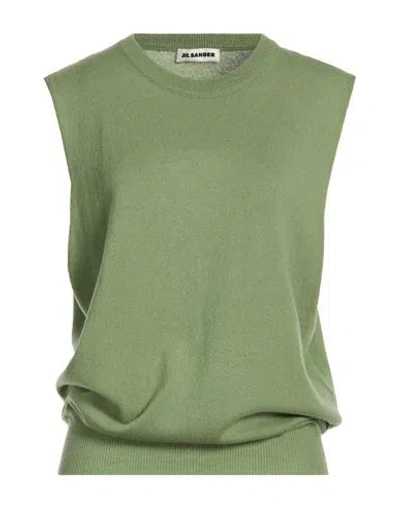 Jil Sander Woman Sweater Sage Green Size 10 Cashmere