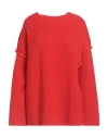 Jil Sander Woman Sweater Tomato Red Size M Wool