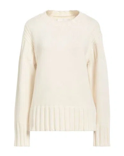 Jil Sander Woman Sweater White Size 6 Cashmere