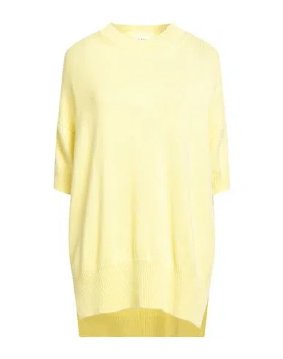Jil Sander Woman Sweater Yellow Size L Cashmere