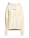 Jil Sander Oversize Cotton Sweatshirt In Neutral