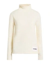 Jil Sander + Woman Sweatshirt Ivory Size L Polyester, Wool In White
