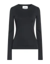 Jil Sander Woman T-shirt Black Size 2 Viscose, Polyamide