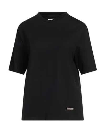 Jil Sander Woman T-shirt Black Size S Cotton