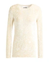 Jil Sander Woman T-shirt Ivory Size 4 Viscose, Polyamide, Elastane In White