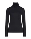 Jil Sander Black Solid Turtle Neck Sweater In Black