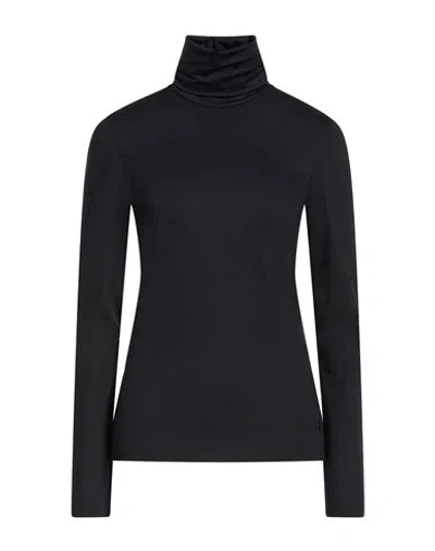 Jil Sander + Woman T-shirt Midnight Blue Size S Cotton, Elastane In Black