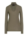 Jil Sander+ Woman T-shirt Military Green Size L Polyester, Virgin Wool