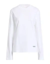Jil Sander Woman T-shirt White Size L Cotton