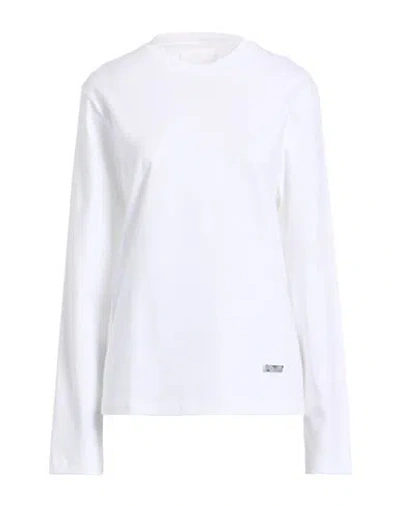 Jil Sander Woman T-shirt White Size L Cotton