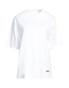 Jil Sander Woman T-shirt White Size Xl Cotton In White
