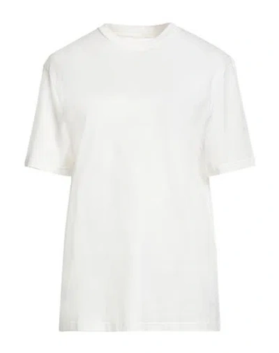 Jil Sander Woman T-shirt White Size S Cotton