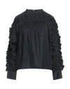 Jil Sander Black Polyester Blouse In Black
