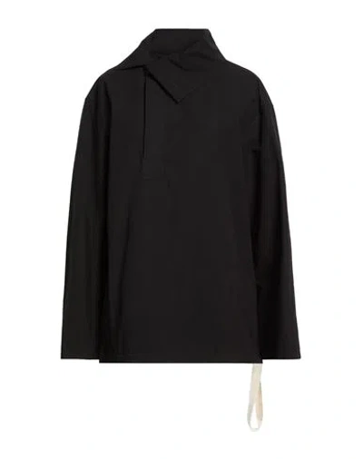 Jil Sander + Woman Top Black Size L Cotton