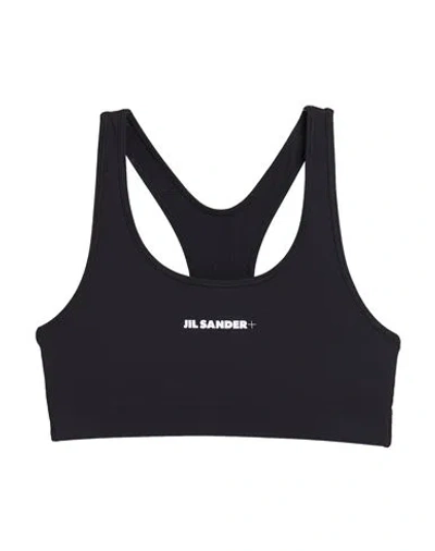 Jil Sander Woman Top Black Size L Polyamide, Elastane