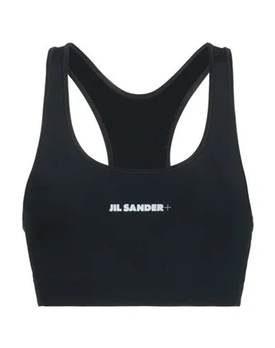 JIL SANDER JIL SANDER WOMAN TOP BLACK SIZE XS POLYAMIDE, ELASTANE