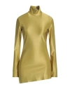 Jil Sander Woman Top Mustard Size 4 Viscose, Elastane In Yellow