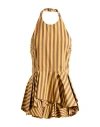 Jil Sander Woman Top Ocher Size 6 Cotton In Yellow