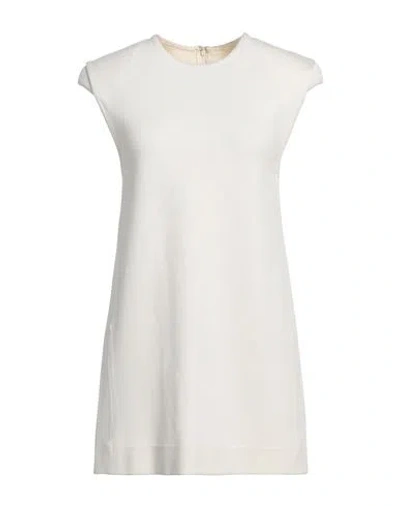 Jil Sander Woman Top Off White Size 0 Viscose, Cotton, Elastane