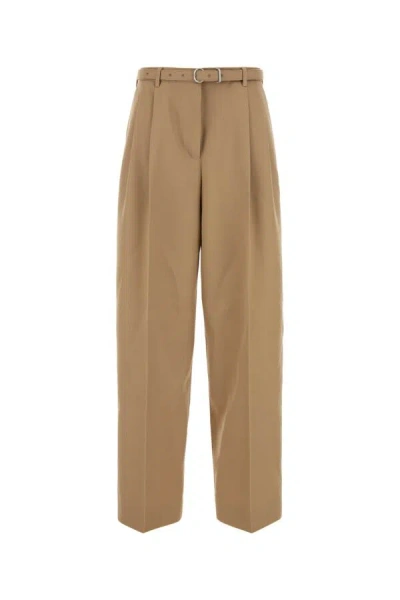 Jil Sander Woman Trouser 42 Aw 28 Wb In Beige