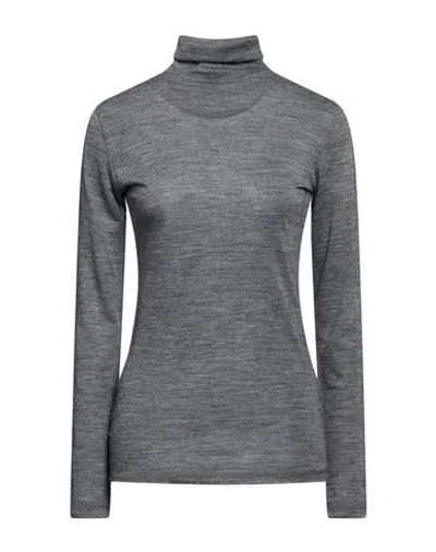 Jil Sander + Woman T-shirt Grey Size S Polyester, Virgin Wool In Gray