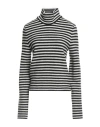 Jil Sander Woman Turtleneck Black Size M Wool In Black