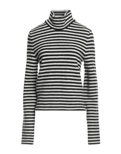 Jil Sander Woman Turtleneck Black Size M Wool