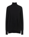 Jil Sander Wool Turtleneck Sweater In Black