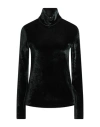 Jil Sander Woman Turtleneck Dark Green Size 6 Viscose, Virgin Wool, Polyamide, Elastane