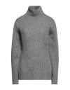 Jil Sander Grey Regular Wool Turtleneck In Grey