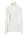 Jil Sander+ Woman Turtleneck Ivory Size Xs Polyester, Virgin Wool In White