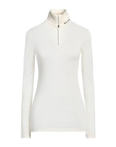 Jil Sander+ Woman Turtleneck Ivory Size Xs Polyester, Virgin Wool In White