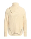 Jil Sander Woman Turtleneck Light Yellow Size 4 Wool