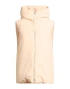Jil Sander Woman Vest Apricot Size 00 Polyester In Neutral