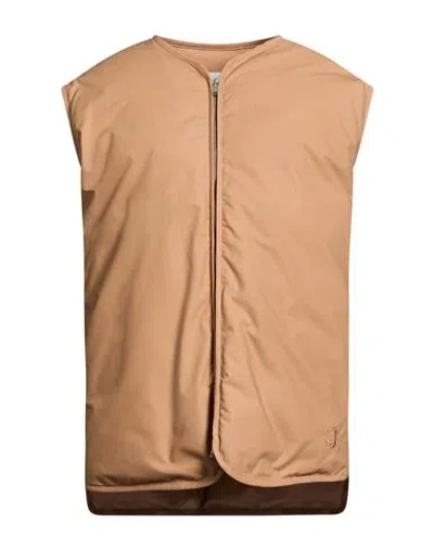 Jil Sander + Woman Vest Camel Size L Cotton
