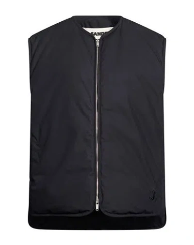 Jil Sander + Woman Vest Midnight Blue Size S Cotton