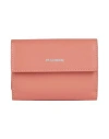 Shop Jil Sander Woman Wallet Antique Rose Size - Leather In Pink