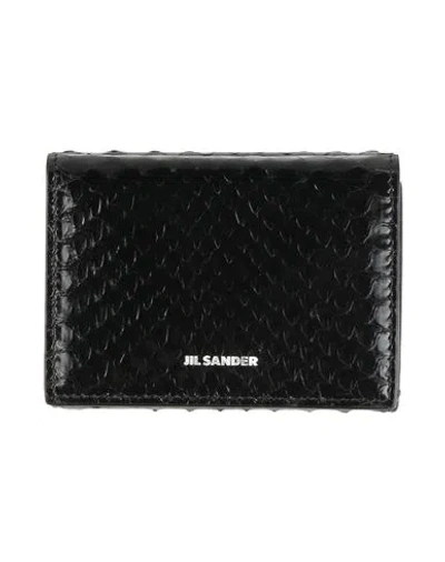 Jil Sander Woman Wallet Black Size - Leather